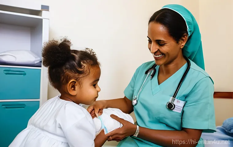 에리트레아의 주요 병원 - **Mobile Clinic Reaching Remote Eritrean Village**
A vibrant, sun-drenched scene in a rural Erit... 에리트레아의 주요 병원 - **Mobile Clinic Reaching Remote Eritrean Village**
A vibrant, sun-drenched scene in a rural Erit...